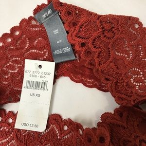 aerie Intimates & Sleepwear - Aerie Shine Thong Undie Rust Lace Waist Sz XS NWT aerie Intimates & Sleepwear - Aerie Shine Thong Undie Rust Lace Waist Sz XS NWT